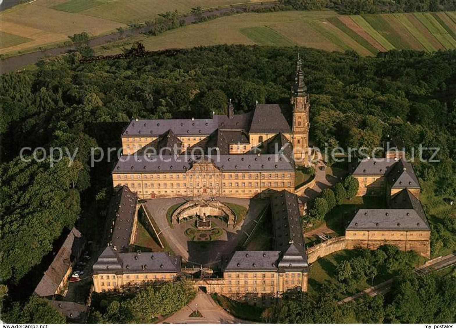 73323048 Banz Bad Staffelstein Kloster Fliegeraufnahme Banz Bad Staffelstein - Staffelstein