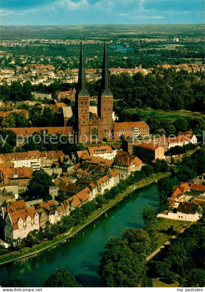 73322896 Luebeck Fliegeraufnahme Mit Kirche Luebeck - Luebeck