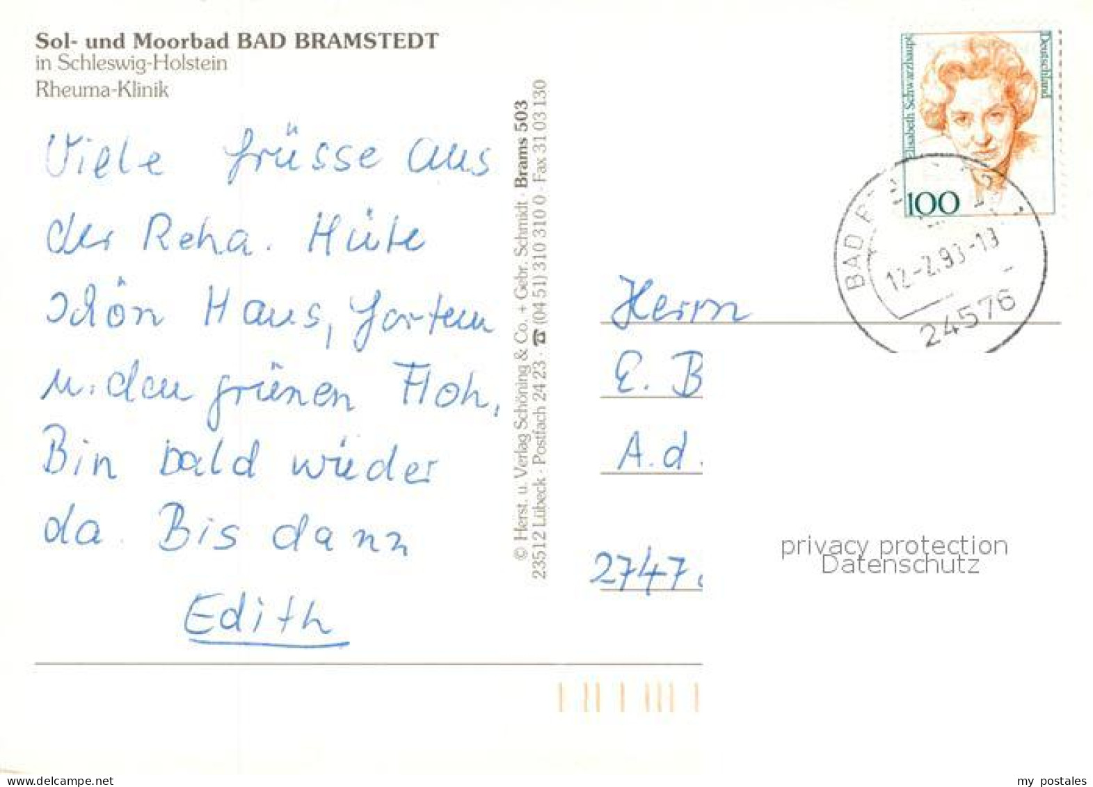 73322893 Bad Bramstedt Rheuma Klinik Fliegeraufnahme Bad Bramstedt - Bad Bramstedt