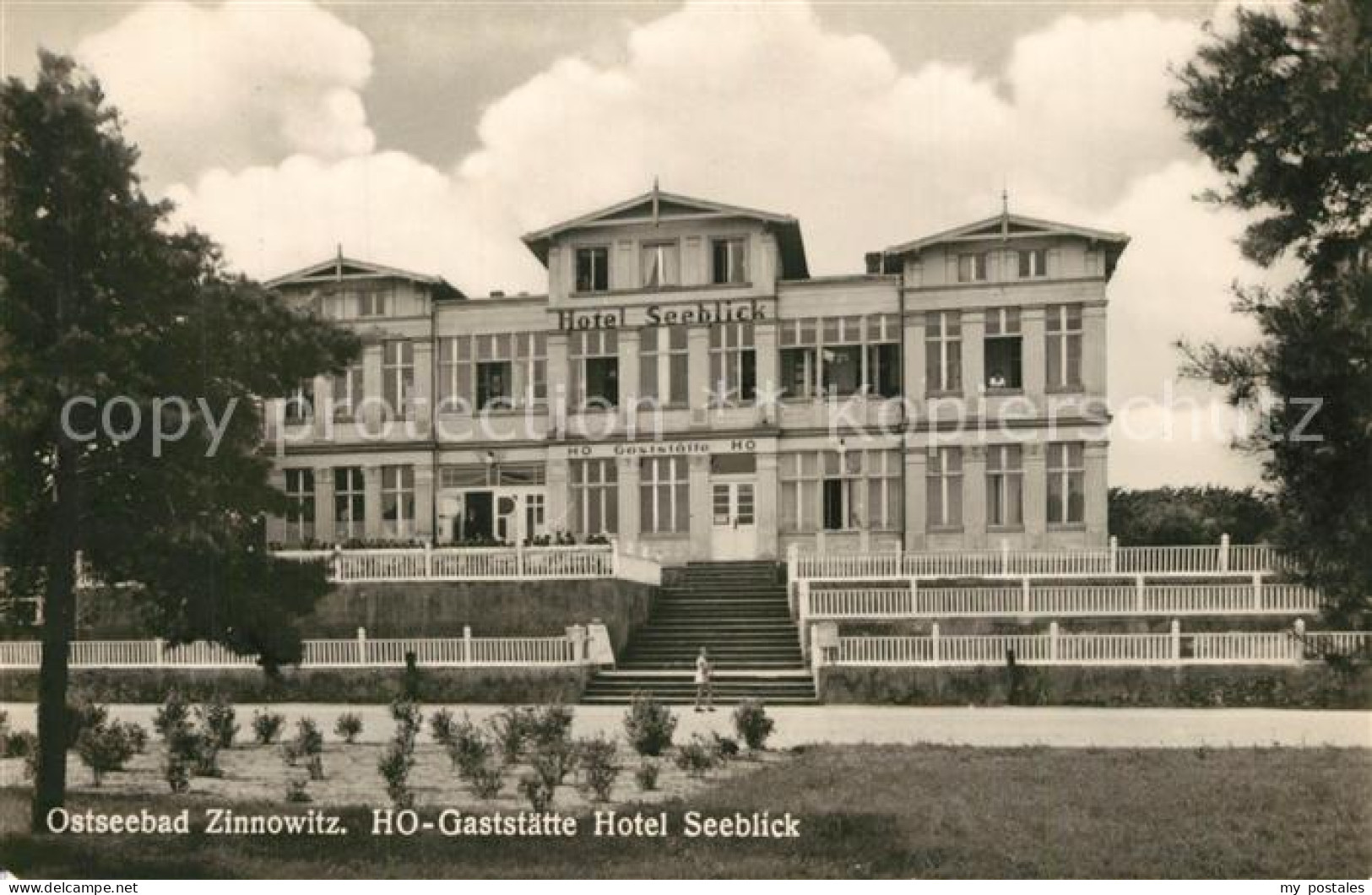 73322431 Zinnowitz Ostseebad HO-Gaststaette Hotel Seeblick Zinnowitz Ostseebad - Zinnowitz