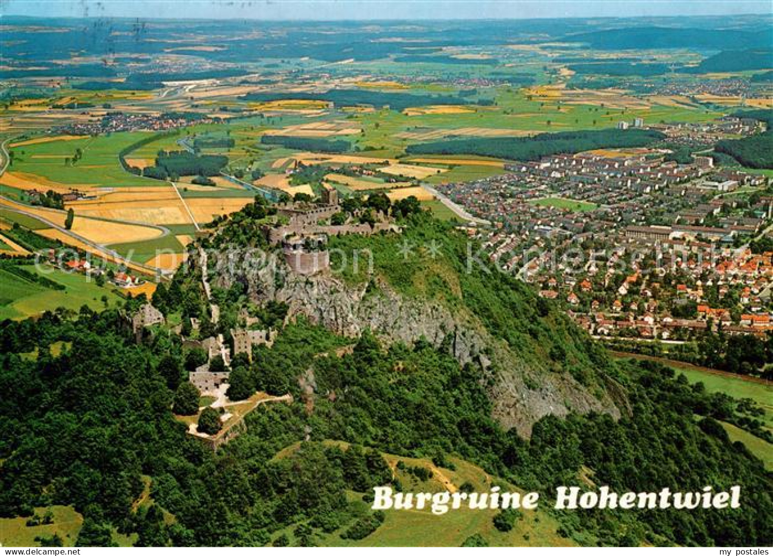 73322406 Singen Hohentwiel Burgruine Festung Fliegeraufnahme Singen Hohentwiel - Singen A. Hohentwiel