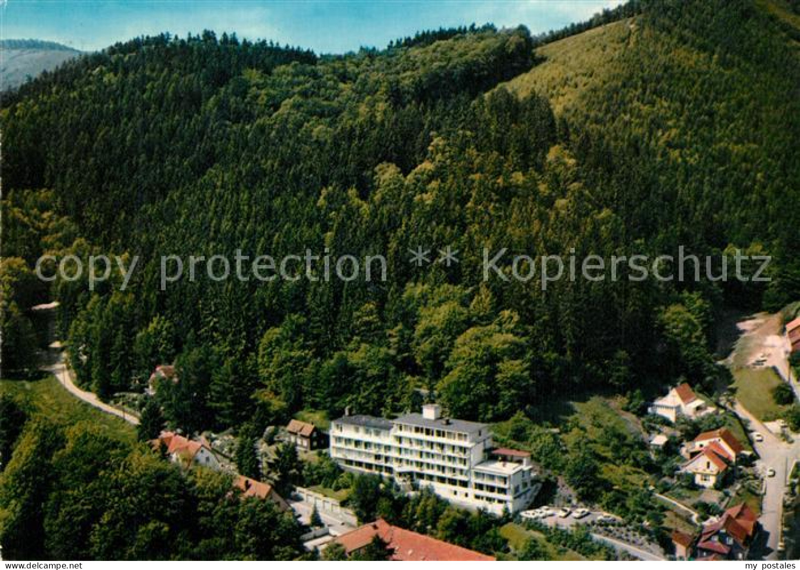 73322256 Bad Lauterberg Fliegeraufnahme Kneippsanatorium  Bad Lauterberg - Bad Lauterberg