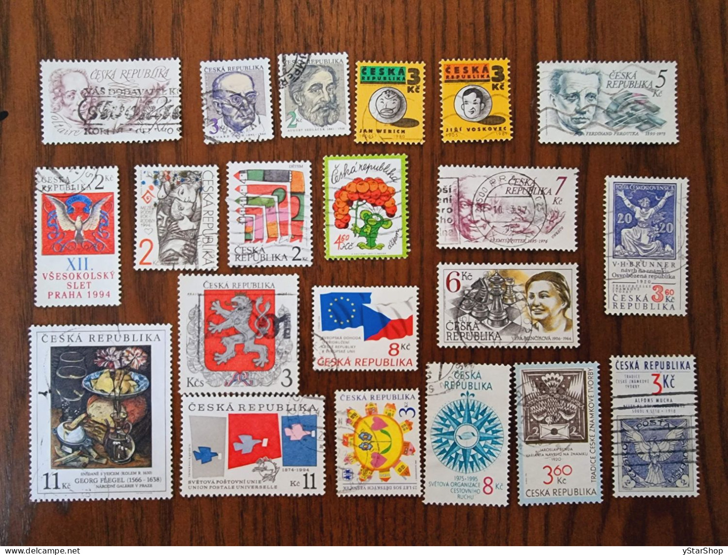 Czech Republic Stamp Lot - Used - Various Themes - Verzamelingen & Reeksen