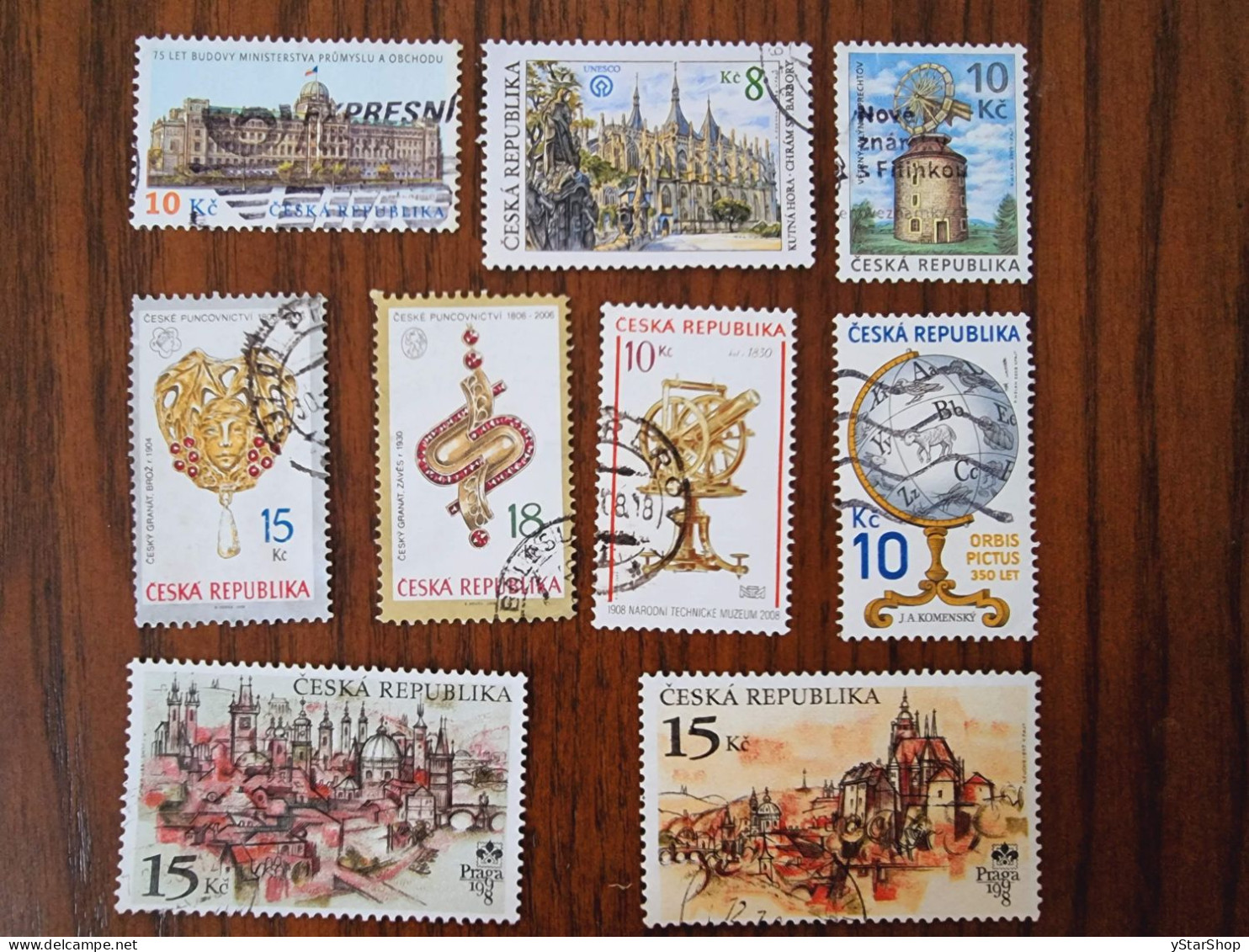 Czech Republic Stamp Lot - Used - Various Themes - Collections, Lots & Series