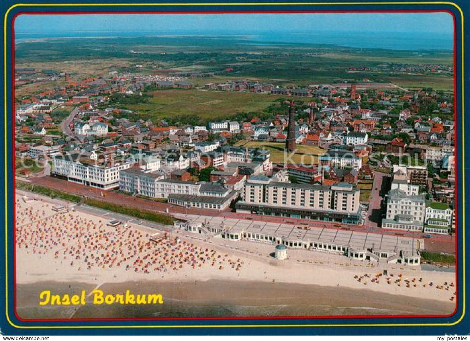 73322075 Borkum Nordseebad Fliegeraufnahme Borkum Nordseebad - Borkum