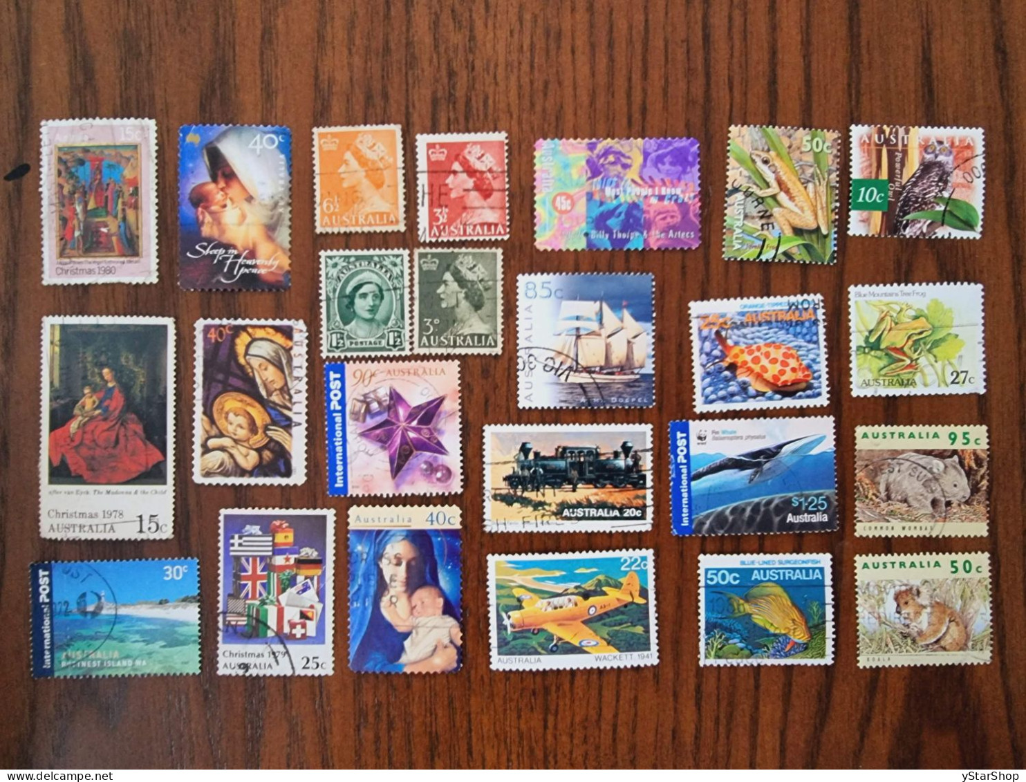 Australia Stamp Lot - Used - Various Themes - Colecciones