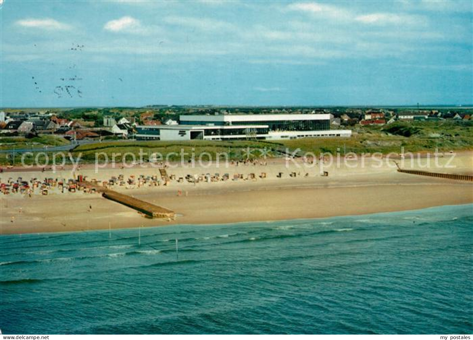 73322038 Borkum Nordseebad Fliegeraufnahme Borkum Nordseebad - Borkum