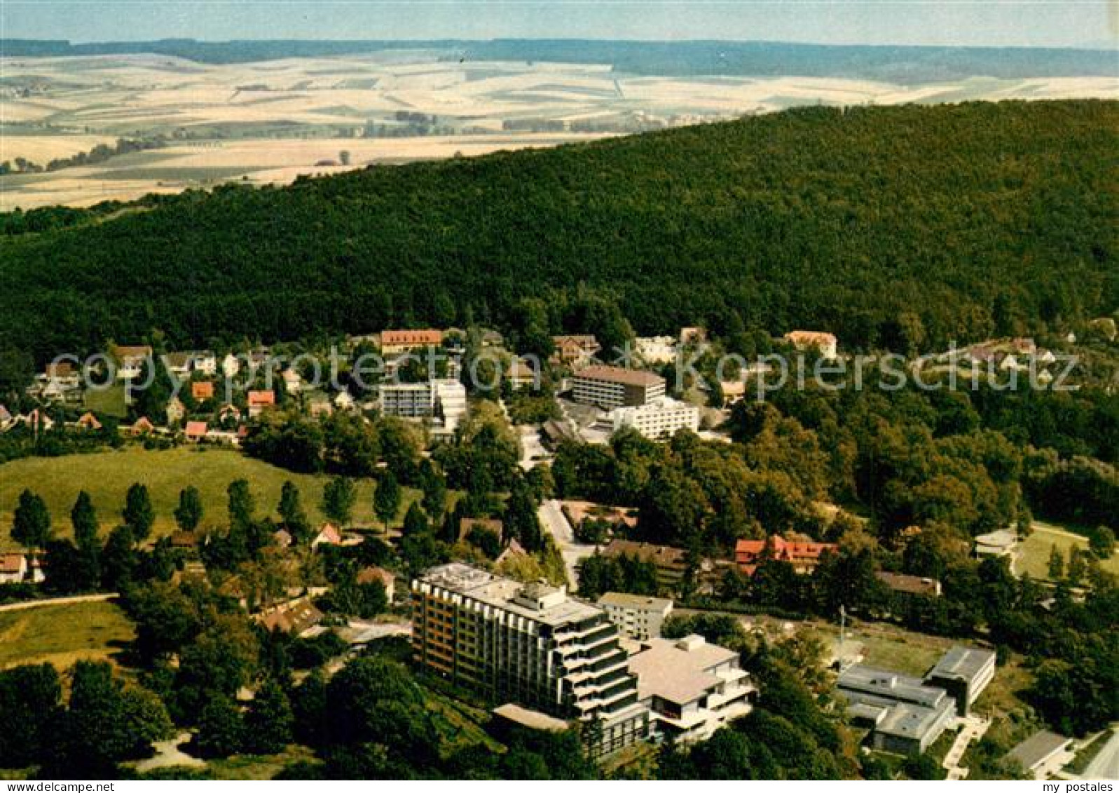 73321978 Bad Gandersheim Fliegeraufnahme Kurklinik Bad Gandersheim - Bad Gandersheim