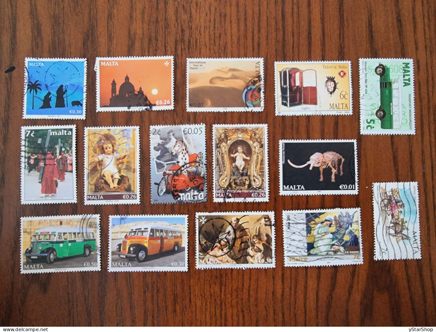 Malta Stamp Lot - Used - Various Themes - Malte