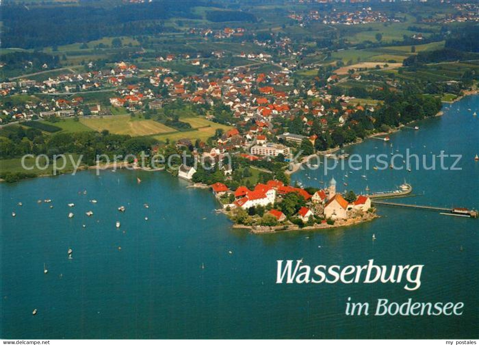 73321778 Wasserburg Bodensee Fliegeraufnahme Wasserburg Bodensee - Wasserburg A. Bodensee