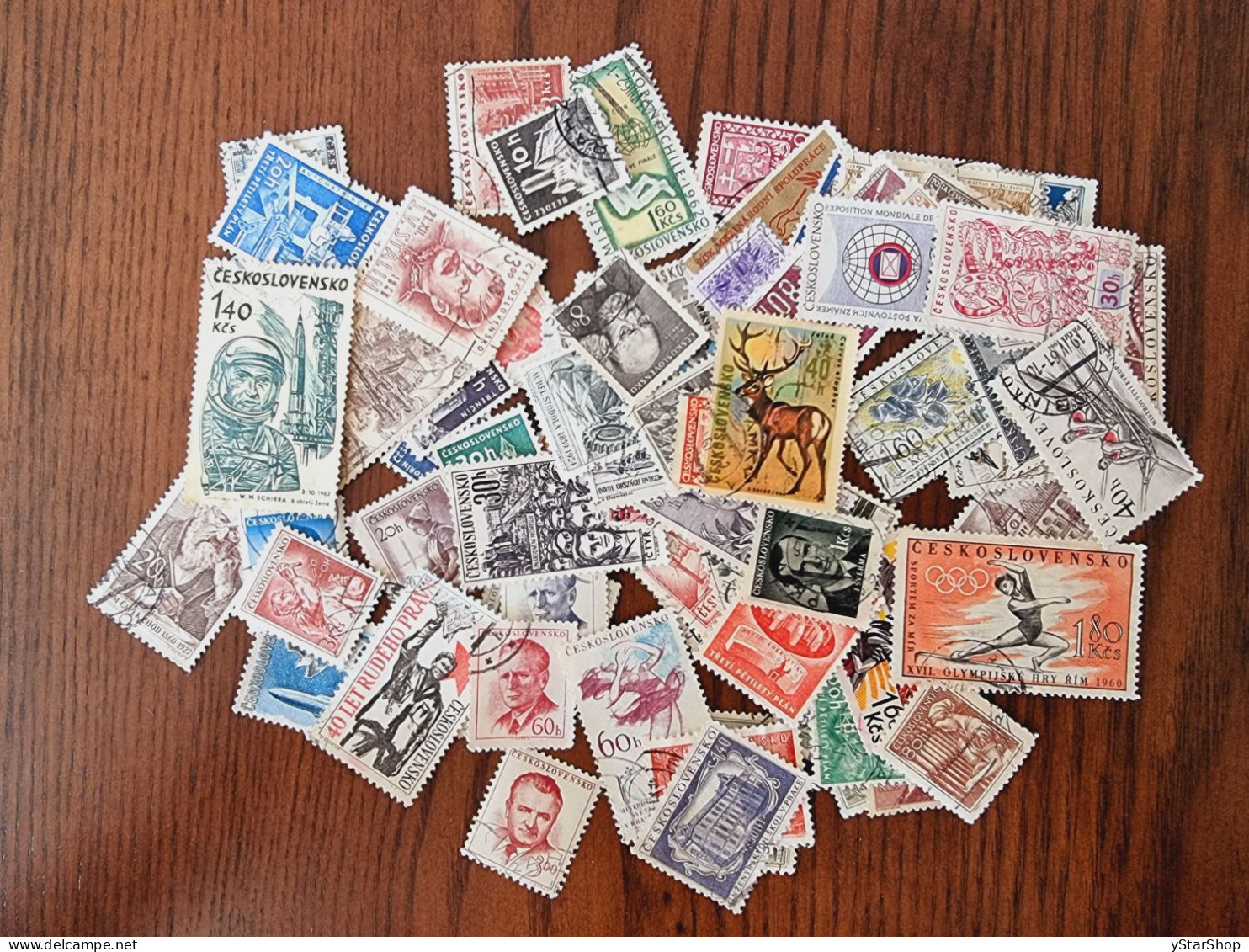 Czechoslovakia Stamp Lot - Used - Various Themes - Lots & Serien