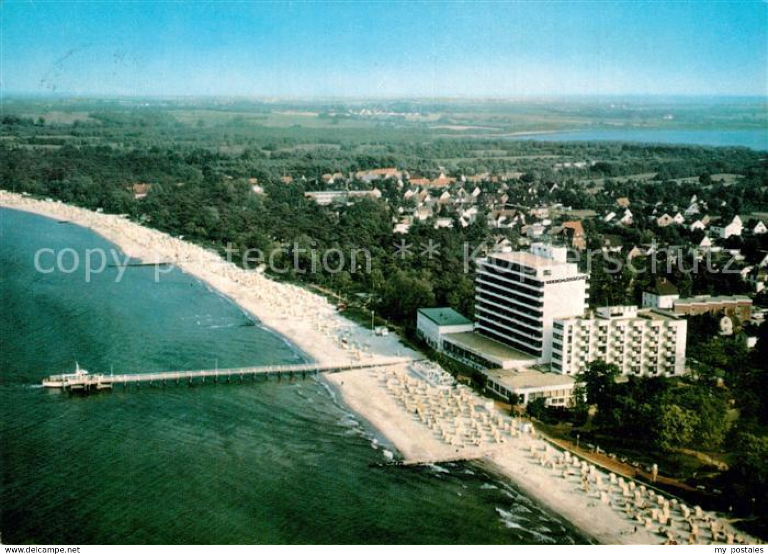 73321619 Timmendorfer Strand Kurhaushotel Seeschloesschen Fliegeraufnahme Timmen - Timmendorfer Strand