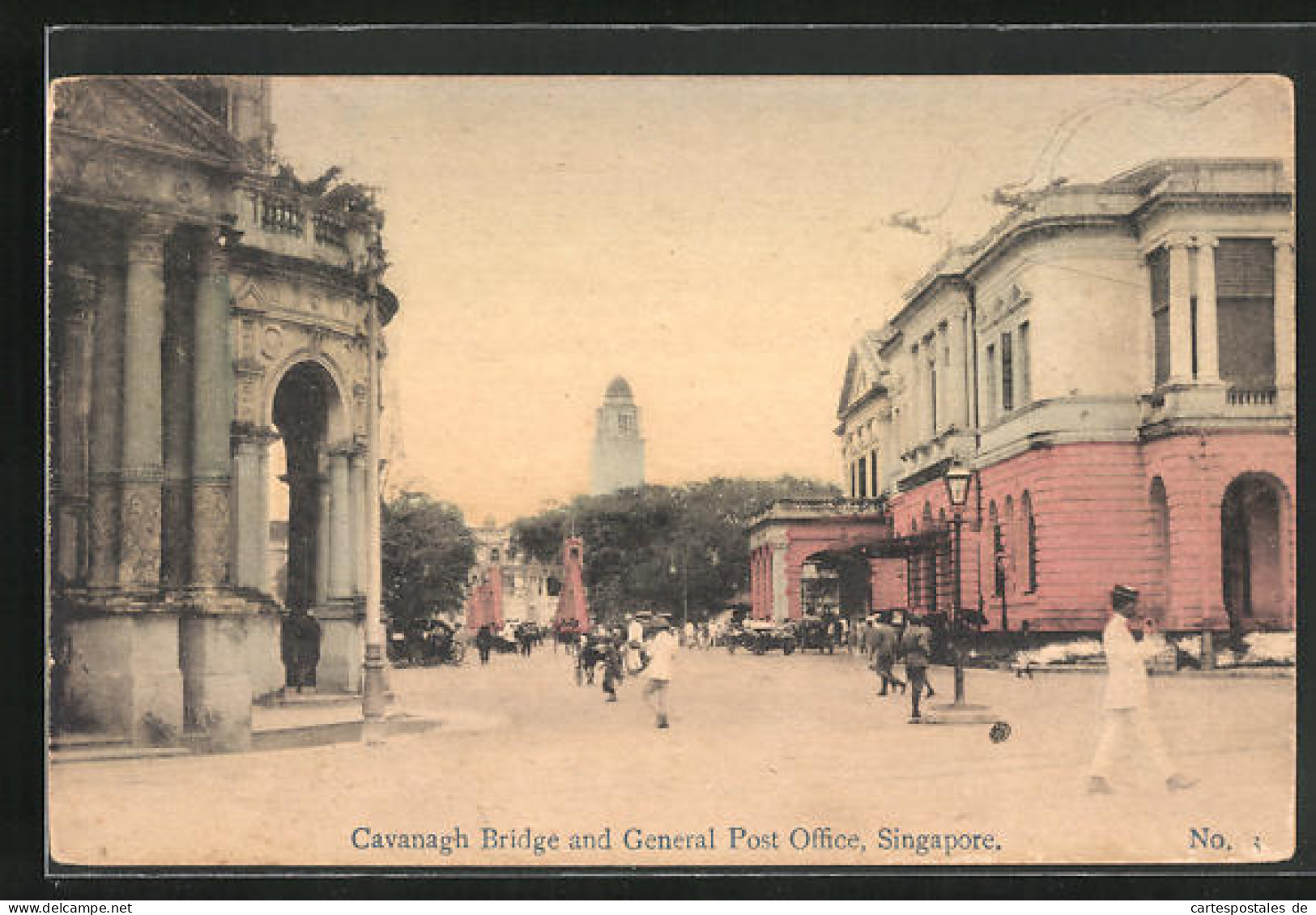 AK Singapore, Cavanagh Bridge And General Post Office  - Singapore
