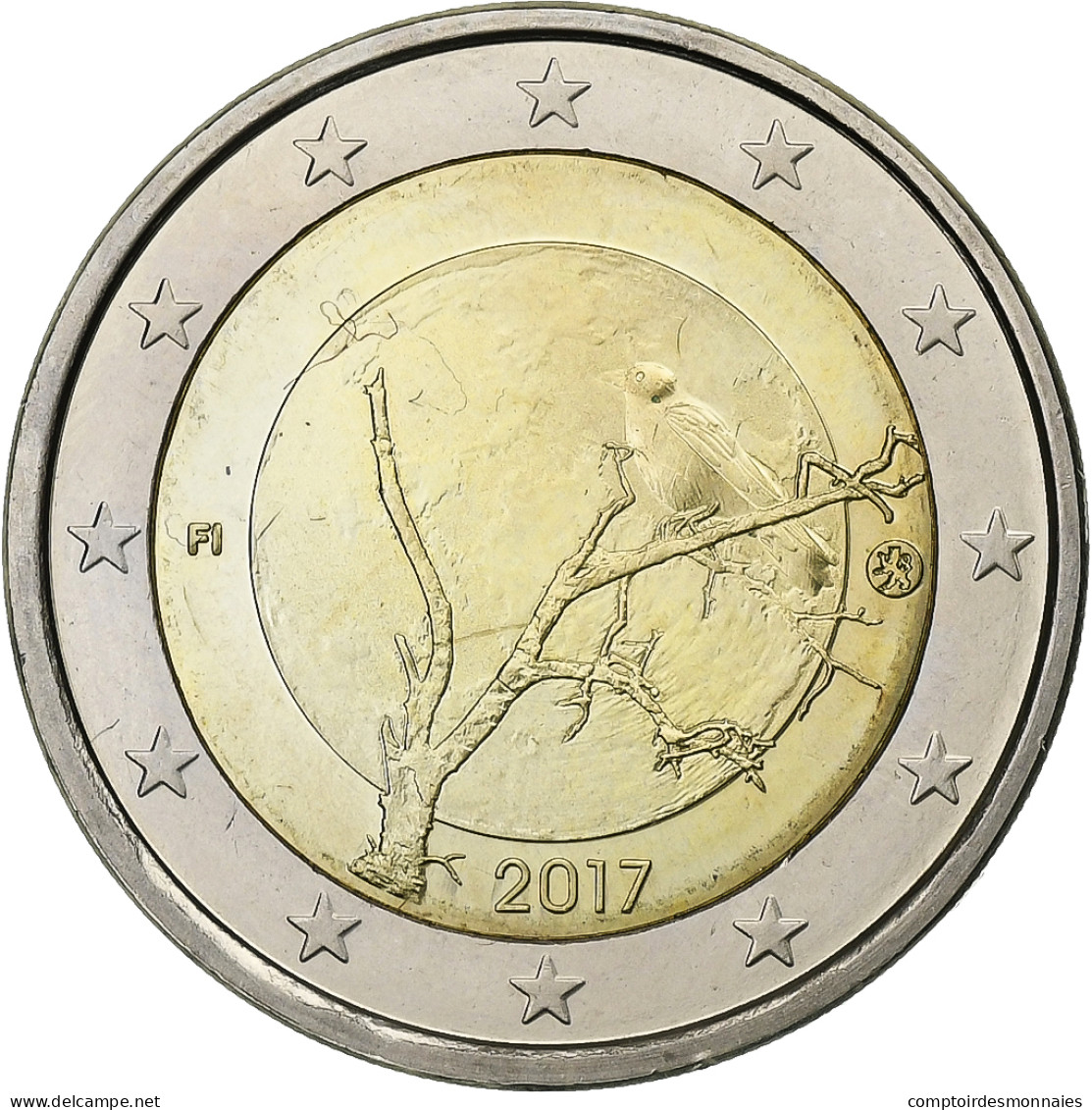 Finlande, 2 Euro, 2017, Vantaa, Bimétallique, SPL - Finlande