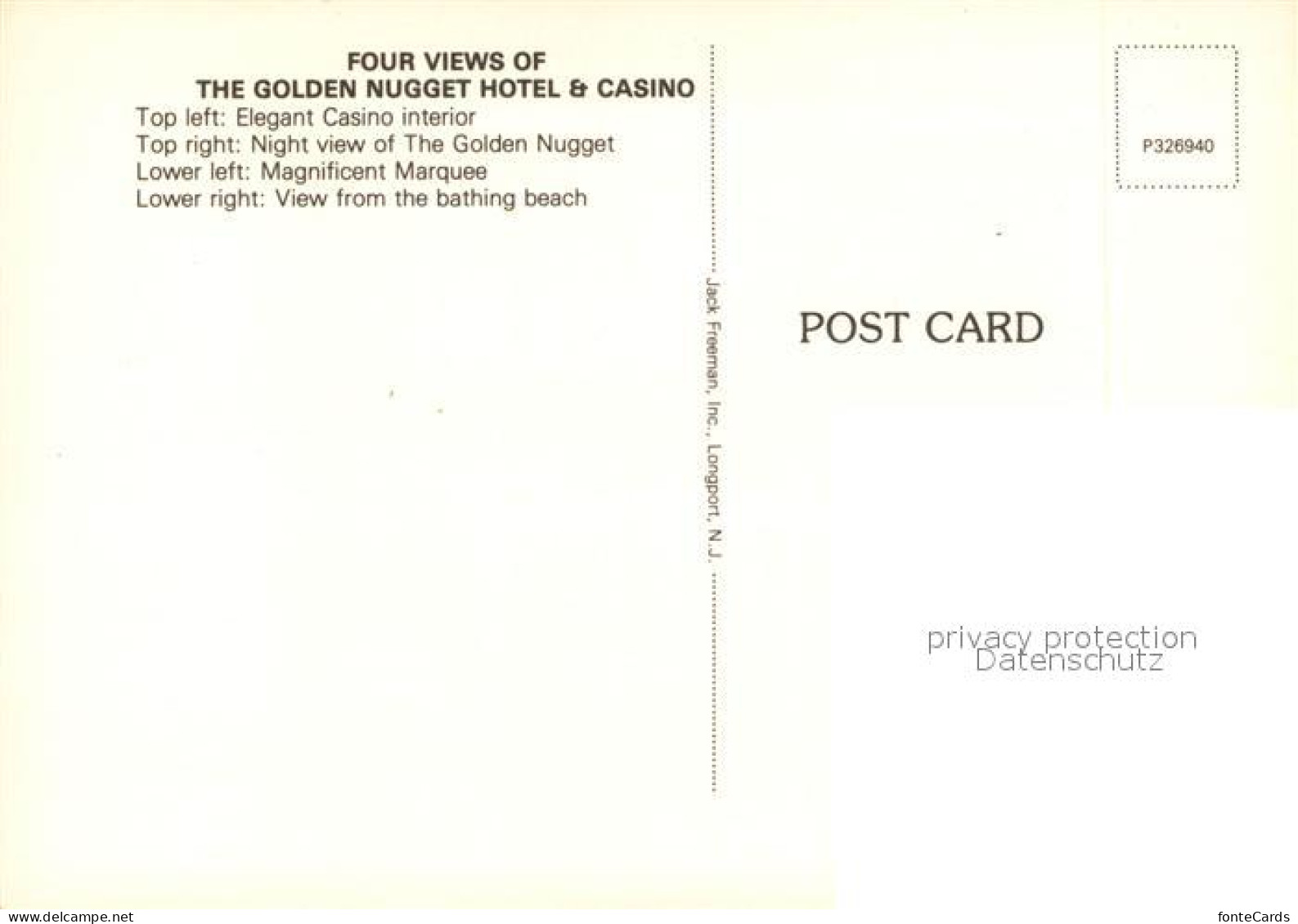 73276898 Atlantic_City_New_Jersey Casino Golden-Nugget Beach - Other & Unclassified