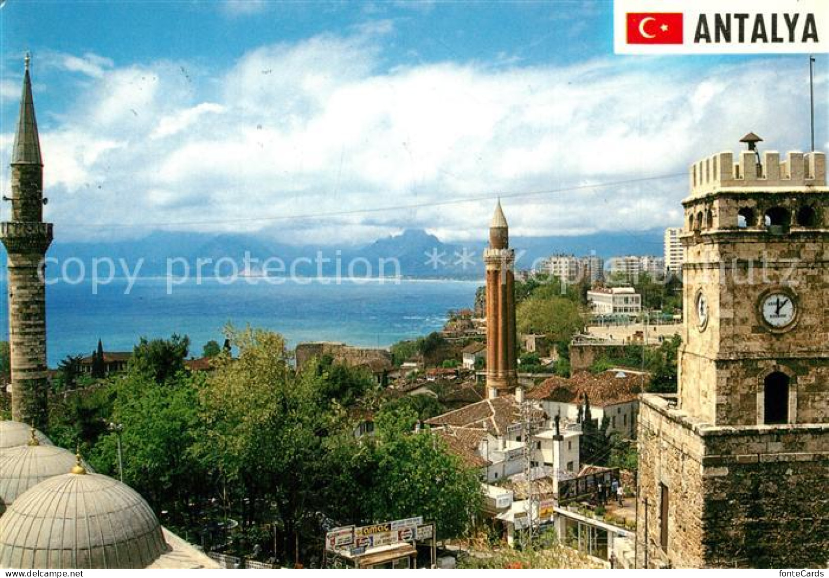 73271625 Antalya Yivli Minare Ve Saat Kulesi Minarett Glockenturm Antalya - Türkei