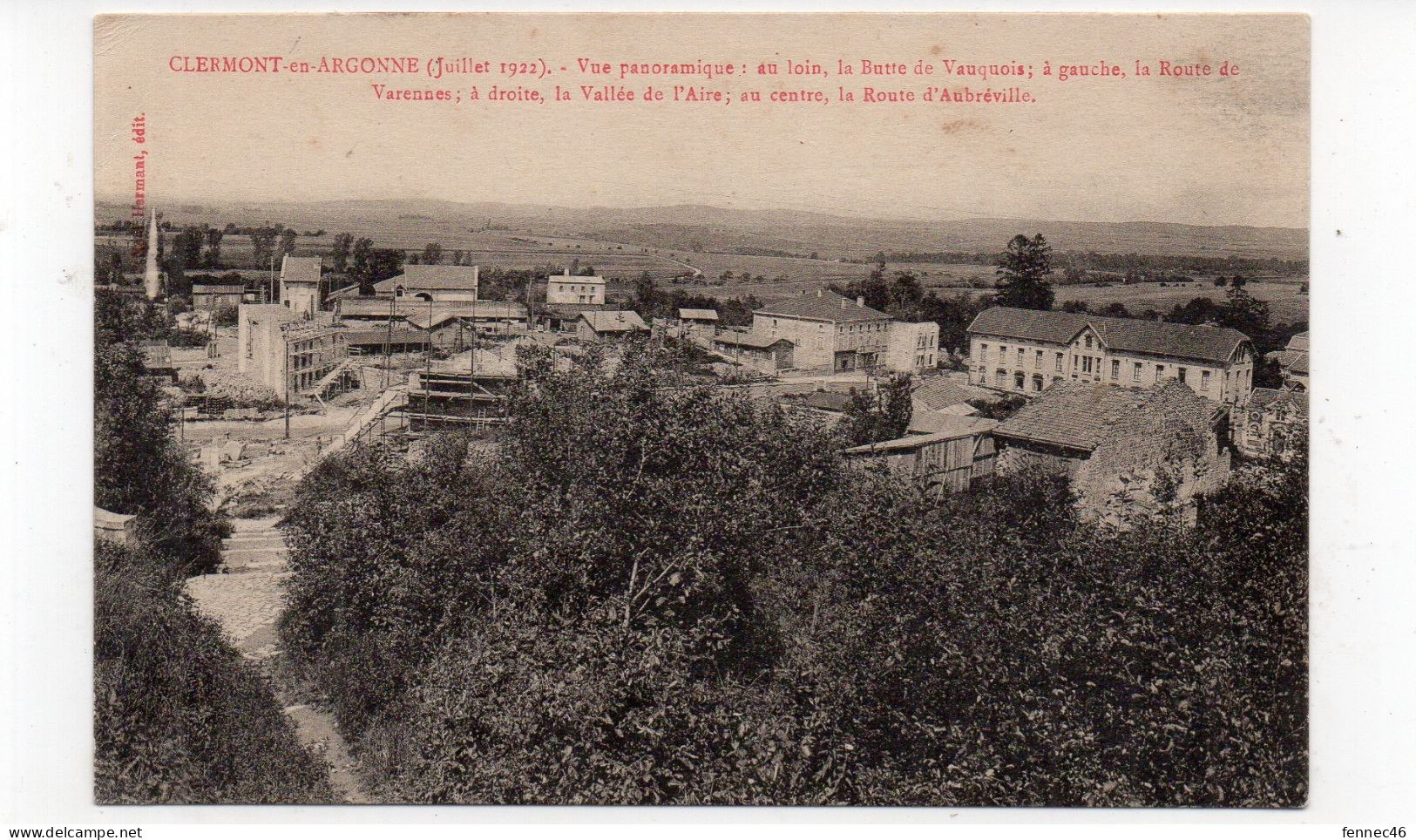 55 - CLERMONT En ARGONNE - Vue Panoramique … (L47) - Clermont En Argonne