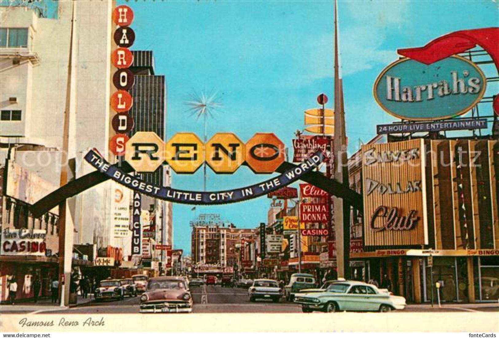 73271524 Reno_Nevada Famous Reno Arch Virginia Street - Autres & Non Classés