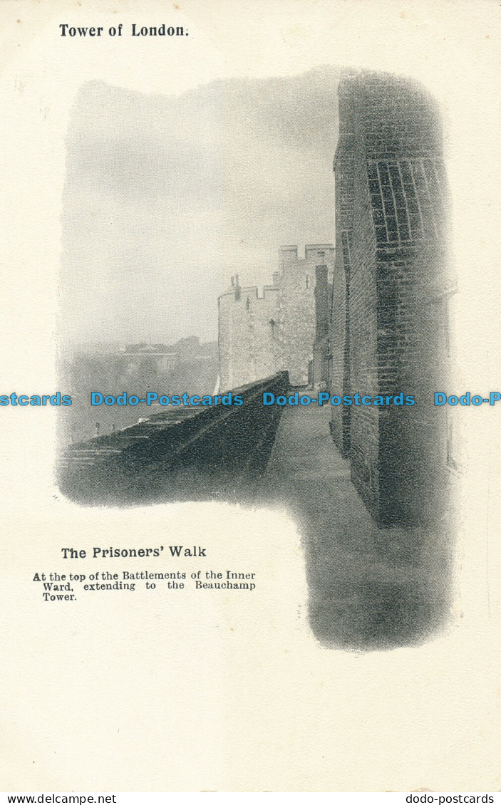 R025682 Tower Of London. The Prisoners Walk. Gale And Polden - Other & Unclassified