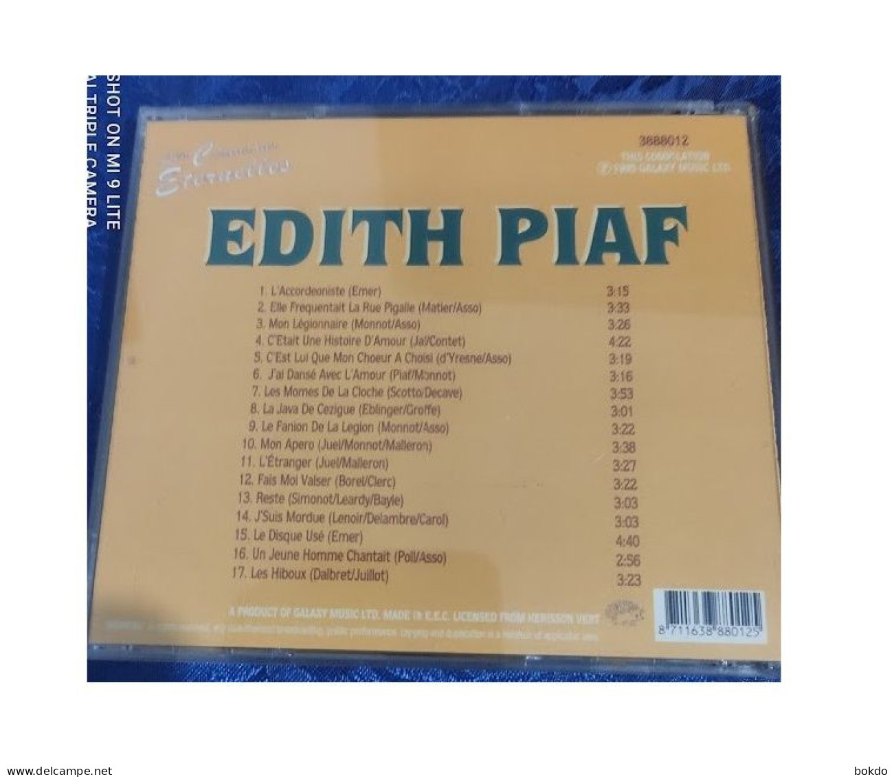 EDITH PIAF - Les Chansons éternelles - Other - French Music