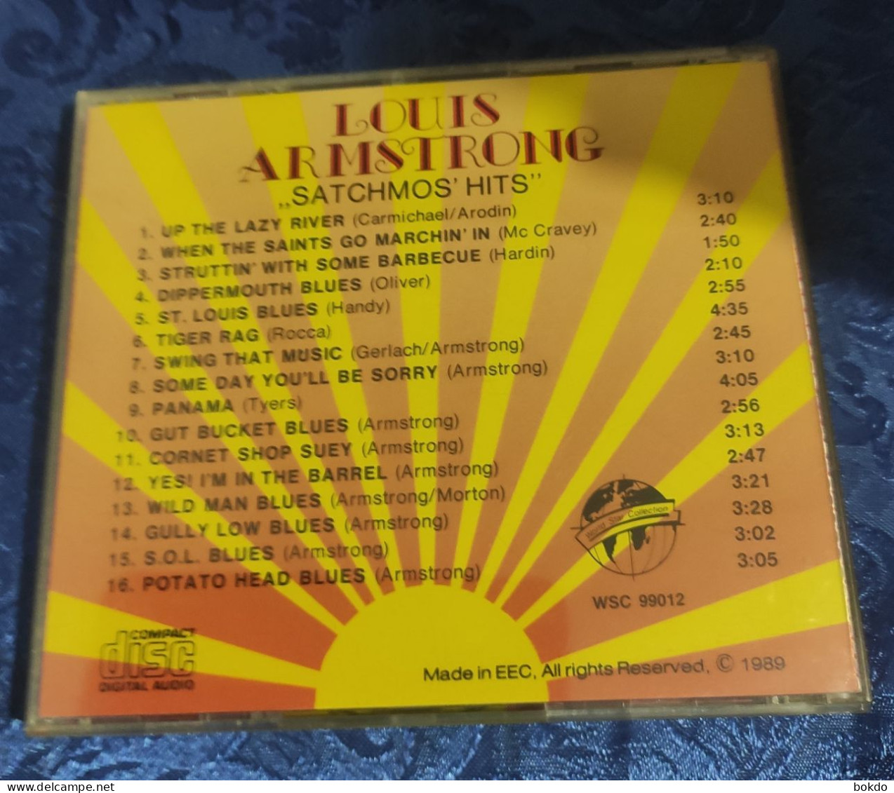 LOUIS  AMSTRONG - Satchmos Hits - Otros - Canción Inglesa