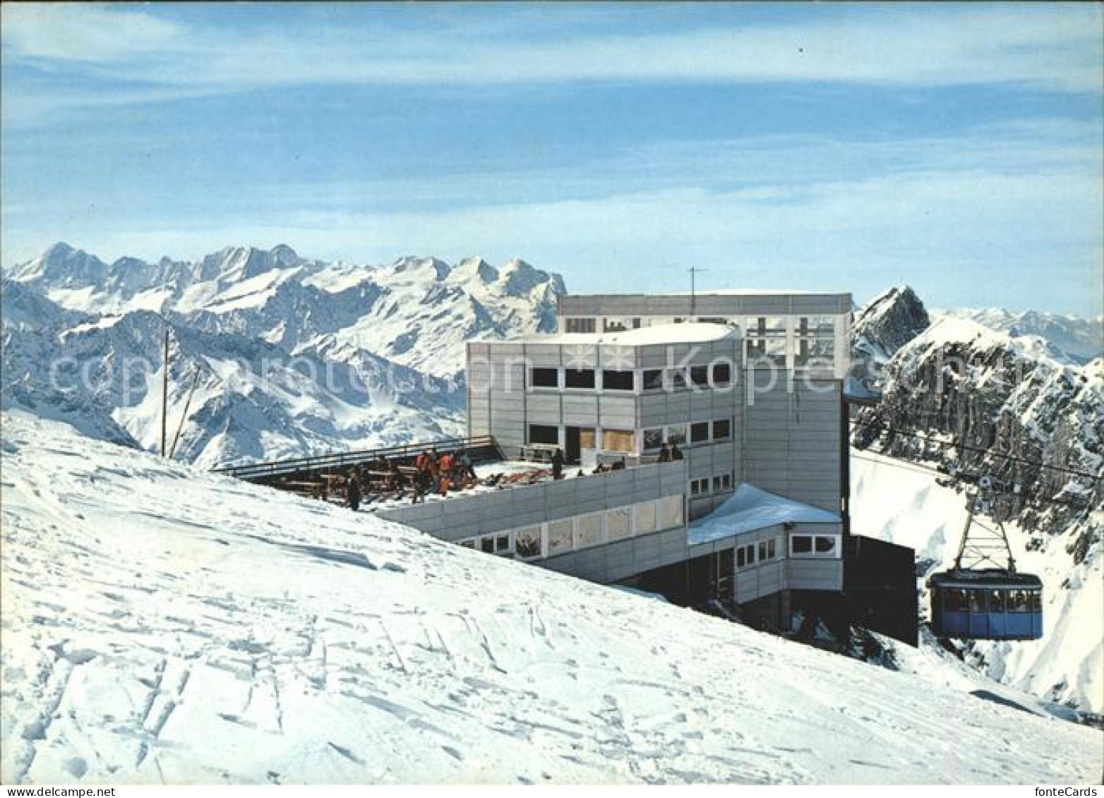 11696115 Engelberg OW Titlis Gipfelrestaurant Seilbahn Engelberg - Autres & Non Classés