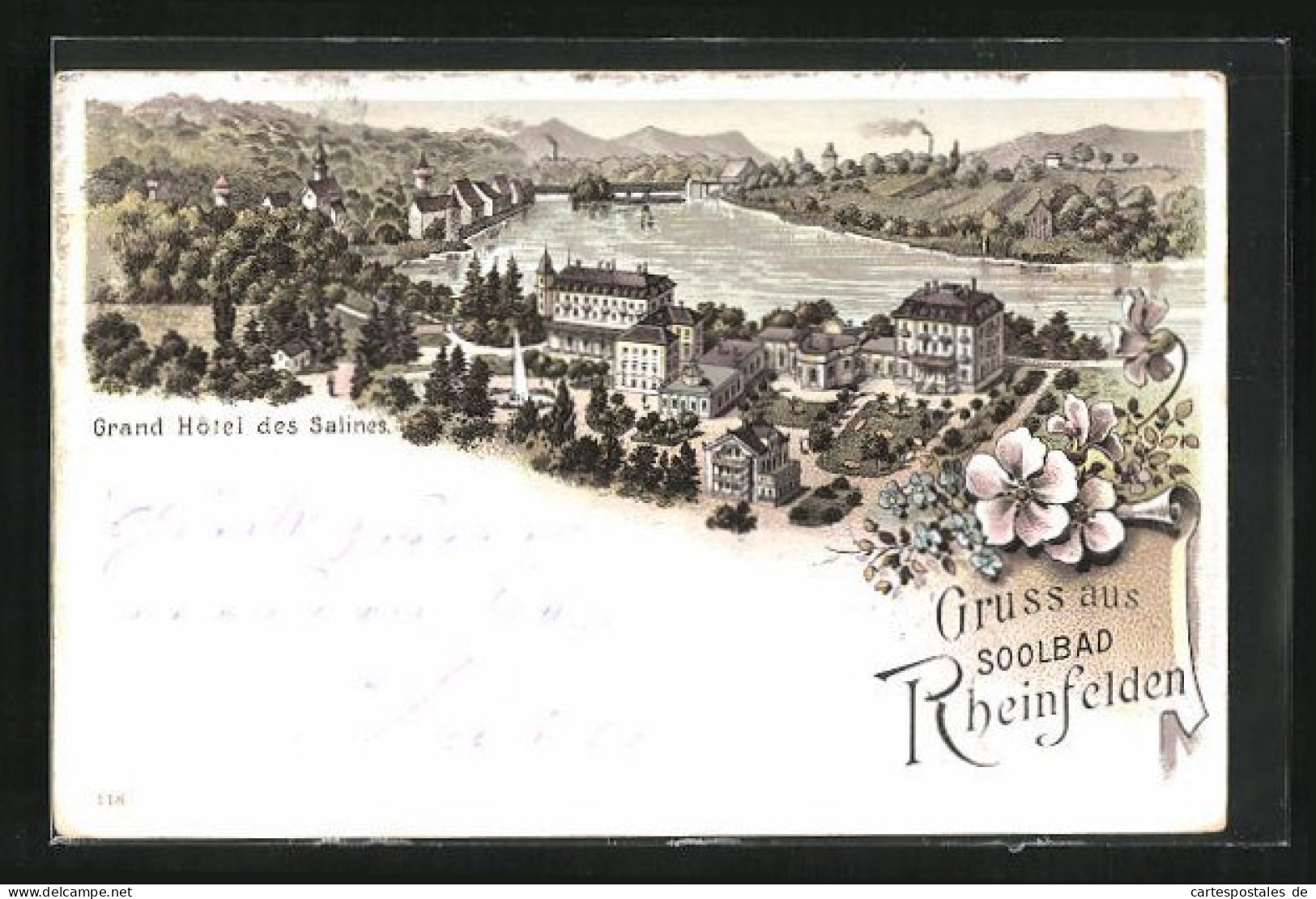 Lithographie Rheinfelden, Grand Hôtel Des Salines  - Rheinfelden