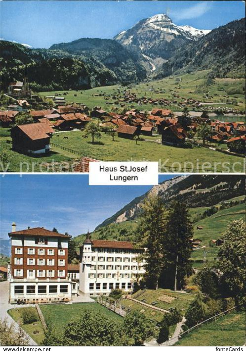 11694885 Lungern Panorama Haus St Josef Mit Marienburg Und Grotte Lungern - Autres & Non Classés