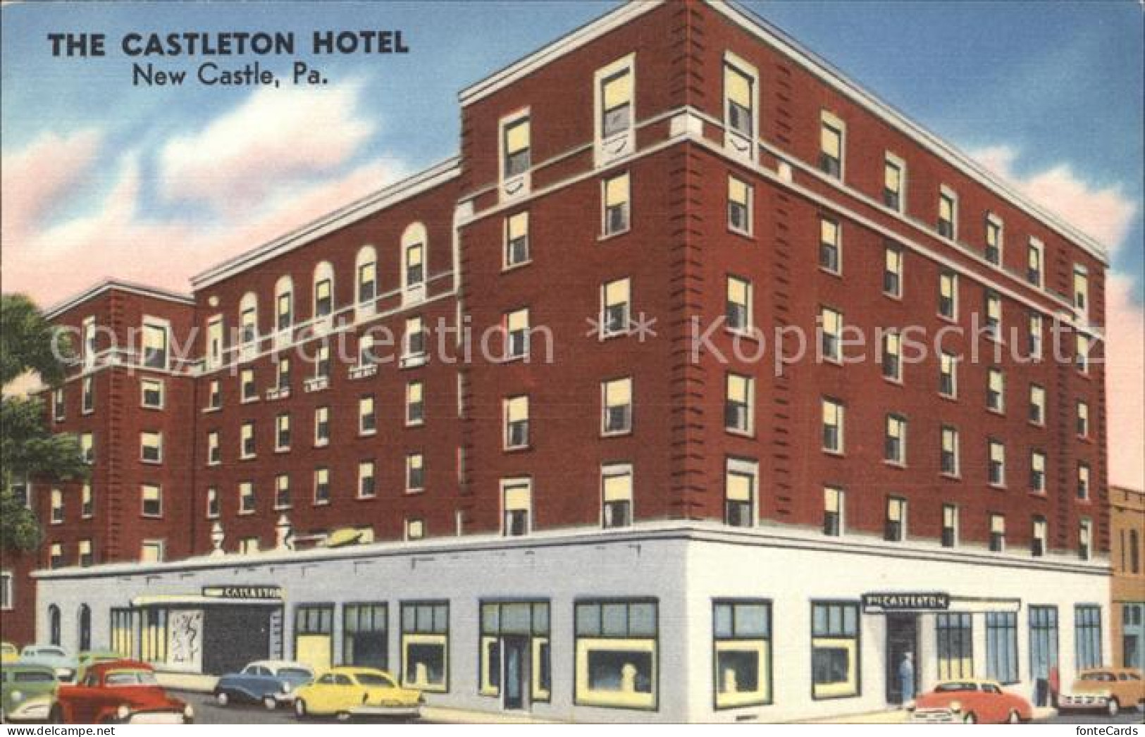 11688745 New Castle Pennsylvania Castleton Hotel New Castle Pennsylvania - Other & Unclassified