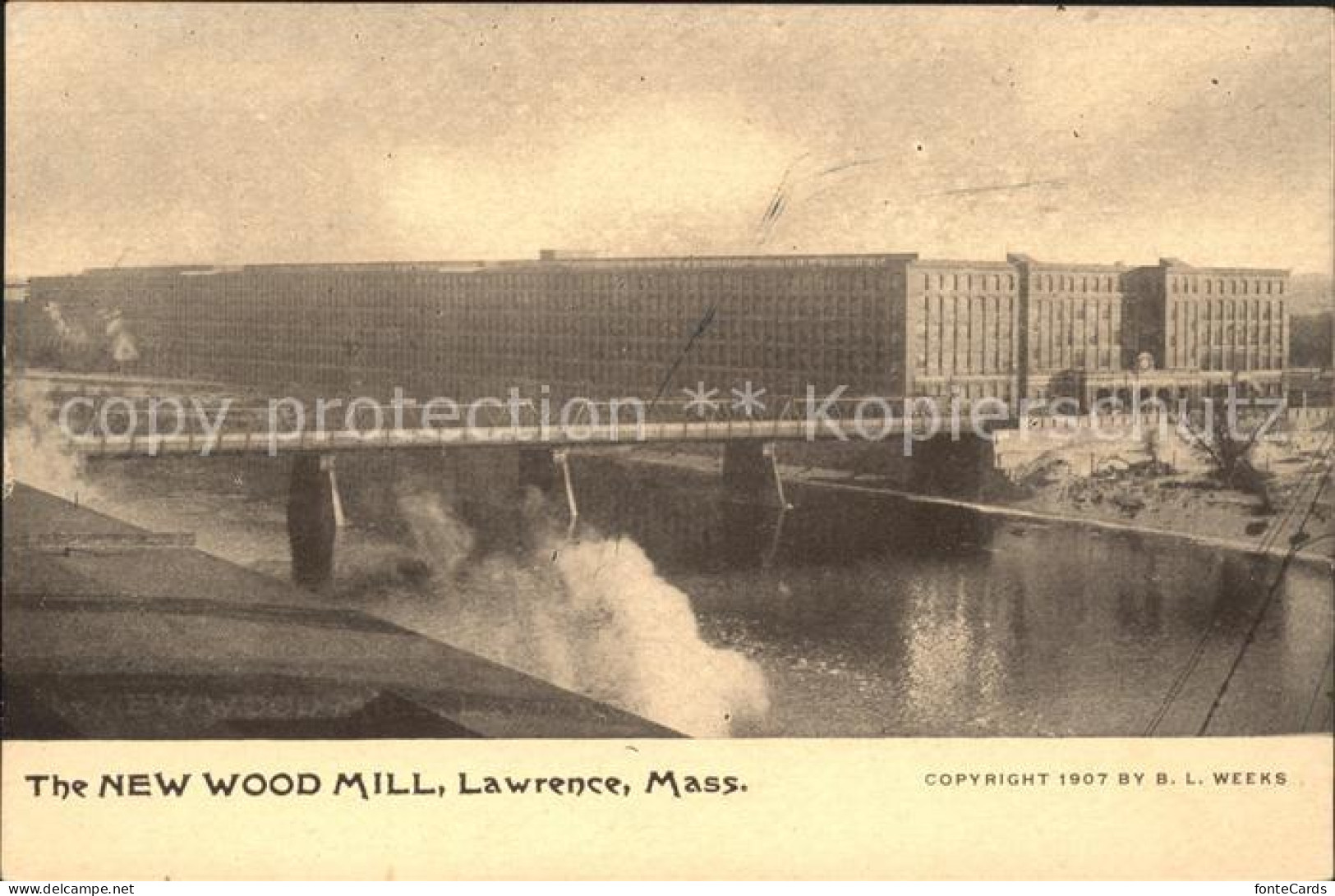 11688741 Lawrence_Massachusetts New Wood Mill - Autres & Non Classés