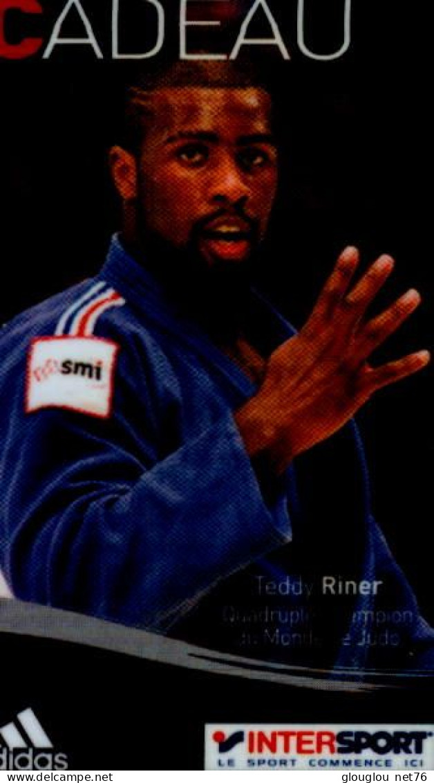 CARTE CADEAU....INTERSPORT....TEDDY RINER - Gift And Loyalty Cards