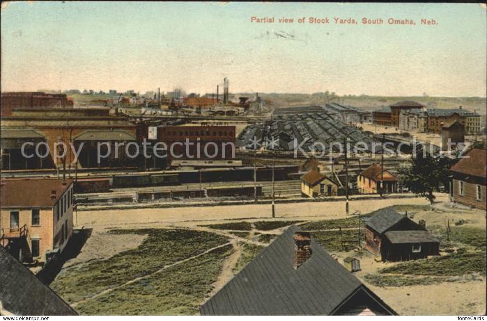 11688709 Omaha_Nebraska Partial View Of Stock Yards - Other & Unclassified