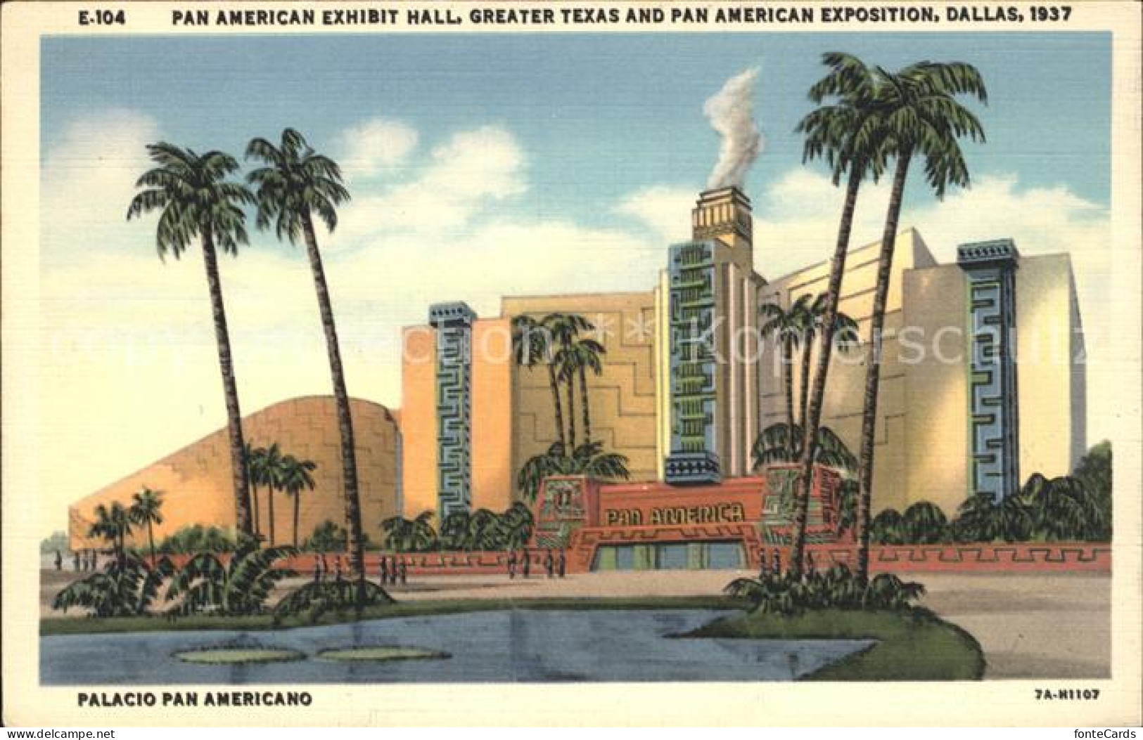 11688664 Dallas_Texas Pan American Exhibitition Hall - Autres & Non Classés