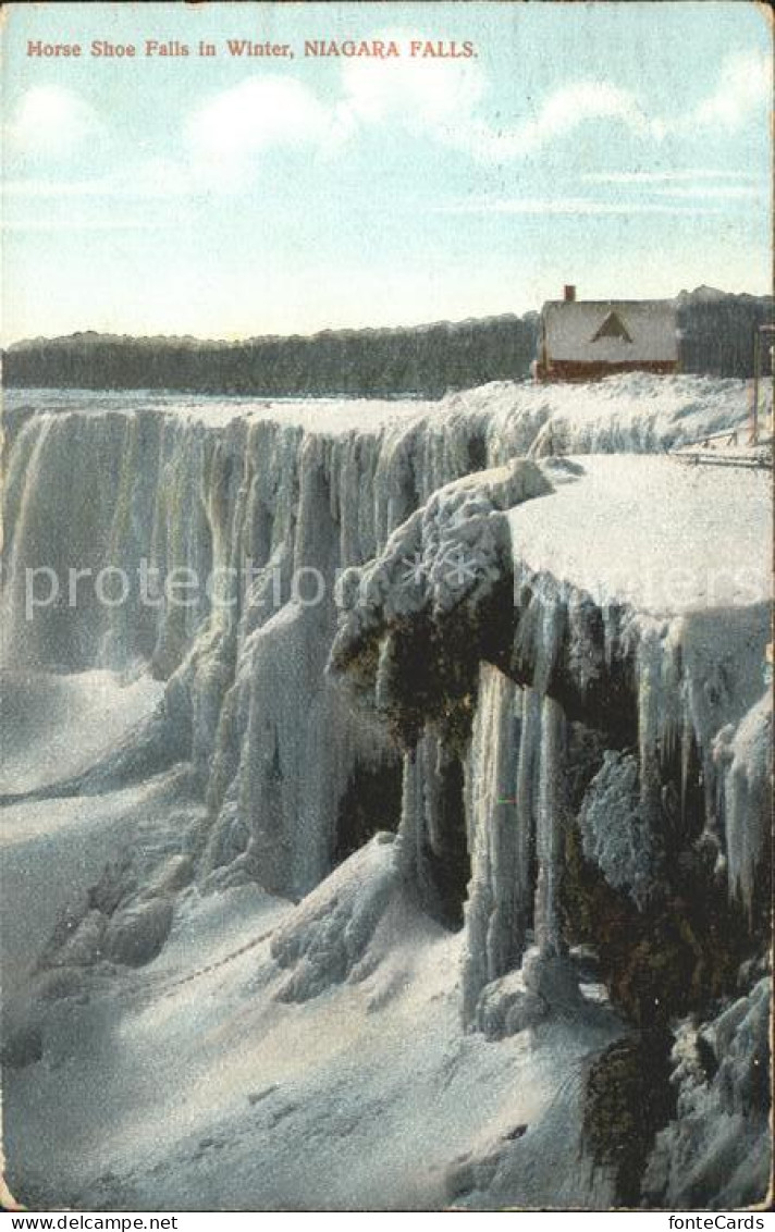 11688633 Niagara Falls Ontario Horse Shoe Falls In Winter  - Unclassified