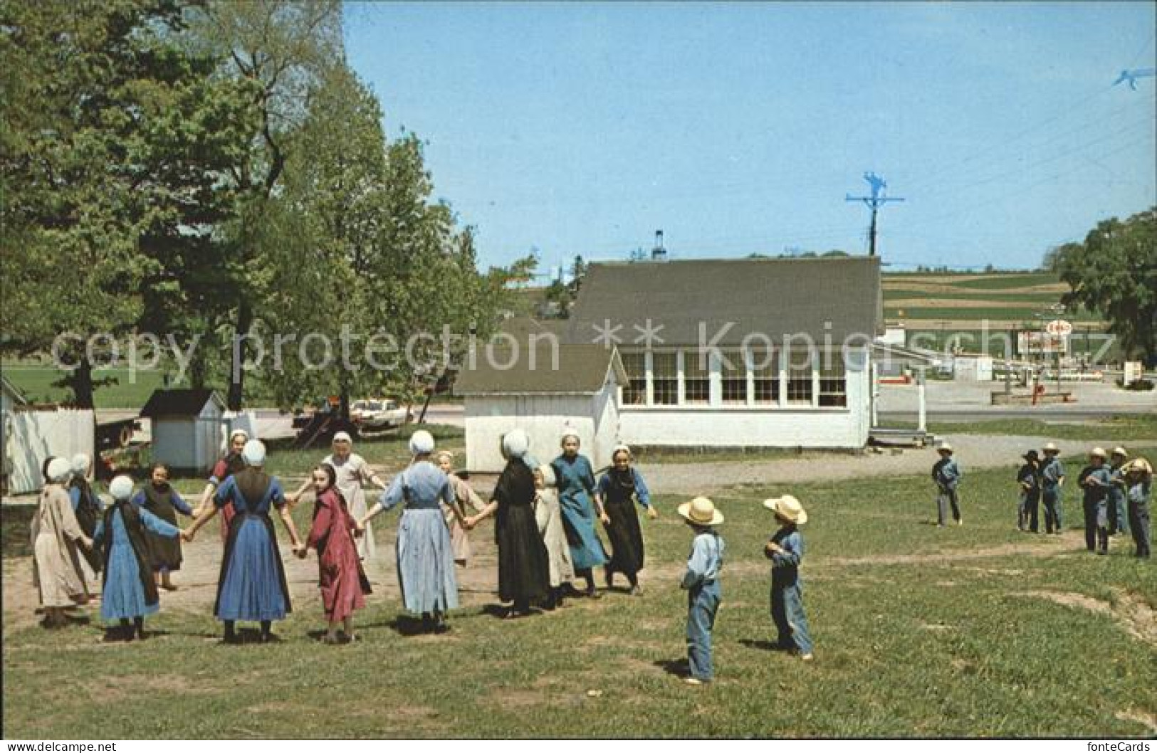 11688439 New Castle Pennsylvania Amish School Children Glaubensgemeinschaft New  - Altri & Non Classificati