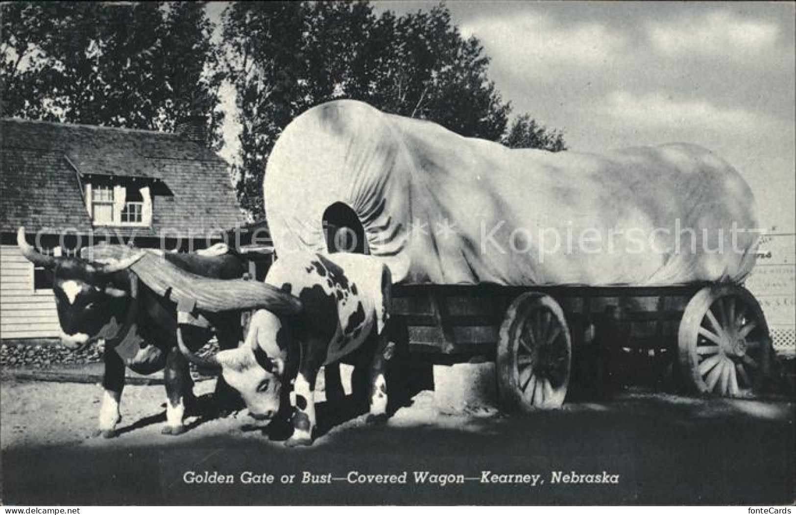 11688390 Kearney_Nebraska Covered Wagon Planwagen - Autres & Non Classés