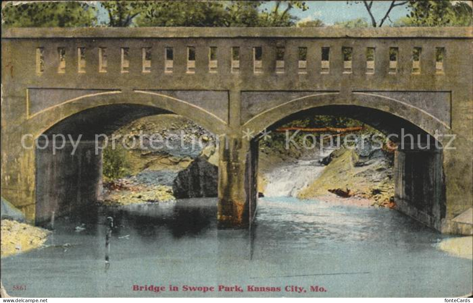 11688320 Kansas_City_Missouri Bridge In Swope Park - Autres & Non Classés
