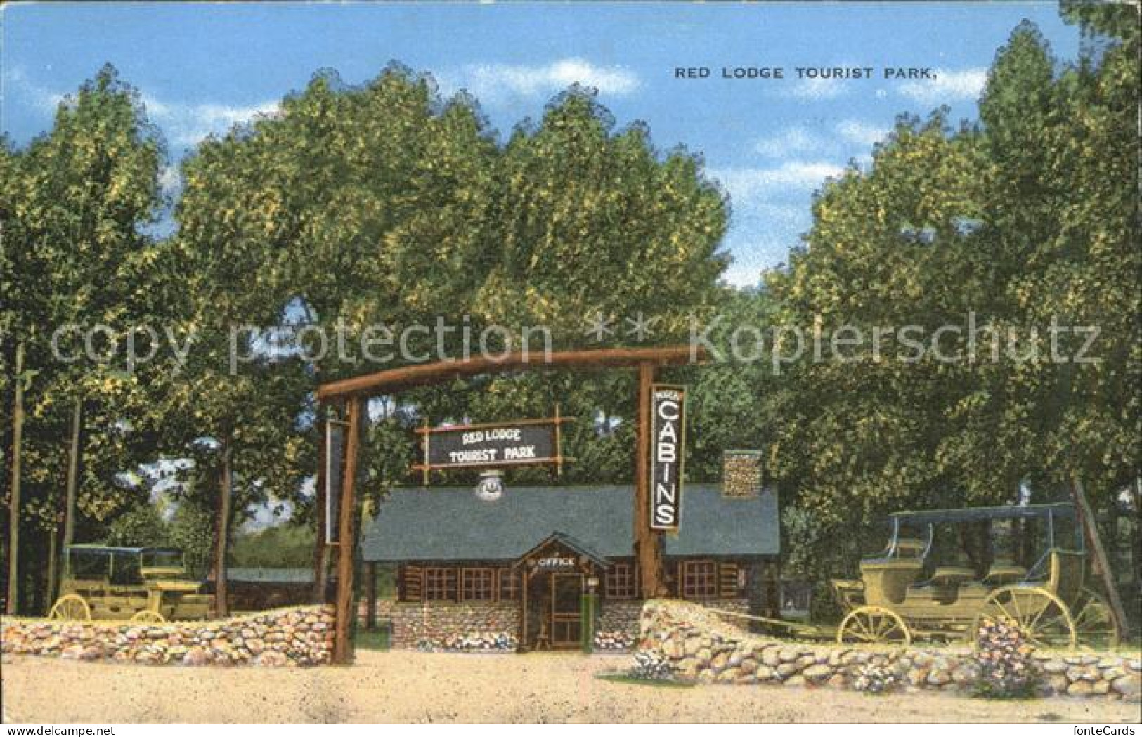11688305 Red_Lodge_United States Tourist Park On Beertooth Highway Near Yellowst - Andere & Zonder Classificatie