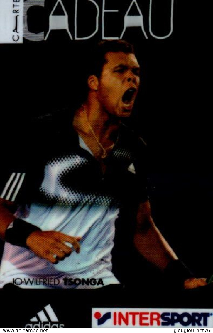 CARTE CADEAU....INTERSPORT....JOWILFRIED TSONGA - Gift And Loyalty Cards