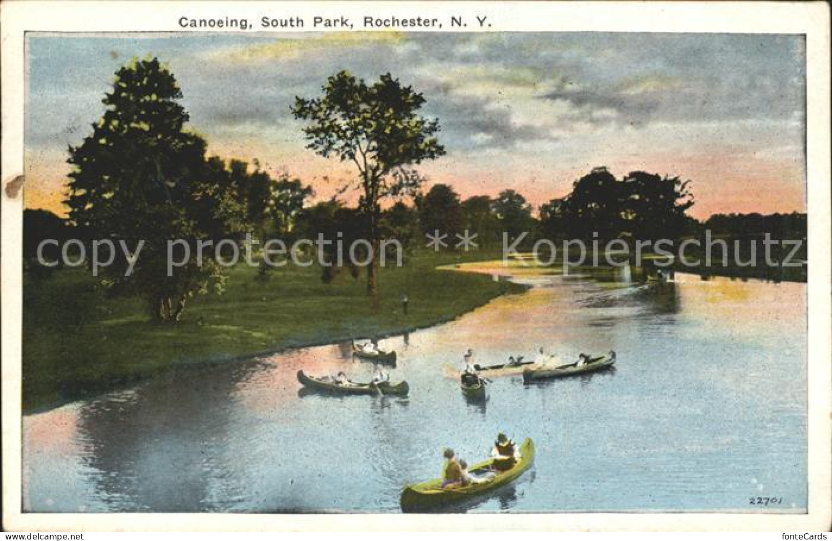 11688293 Rochester_New_York Canoeing South Park - Sonstige & Ohne Zuordnung