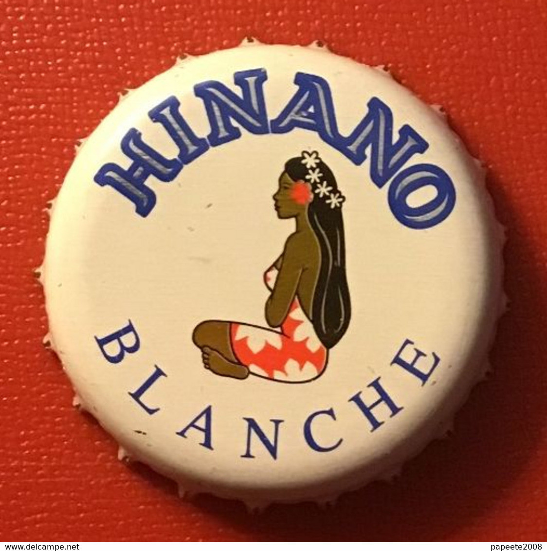 Polynésie Française - Tahiti / Capsule De Hinano " Blanche " - Bière / Janvier 2021 - Cerveza