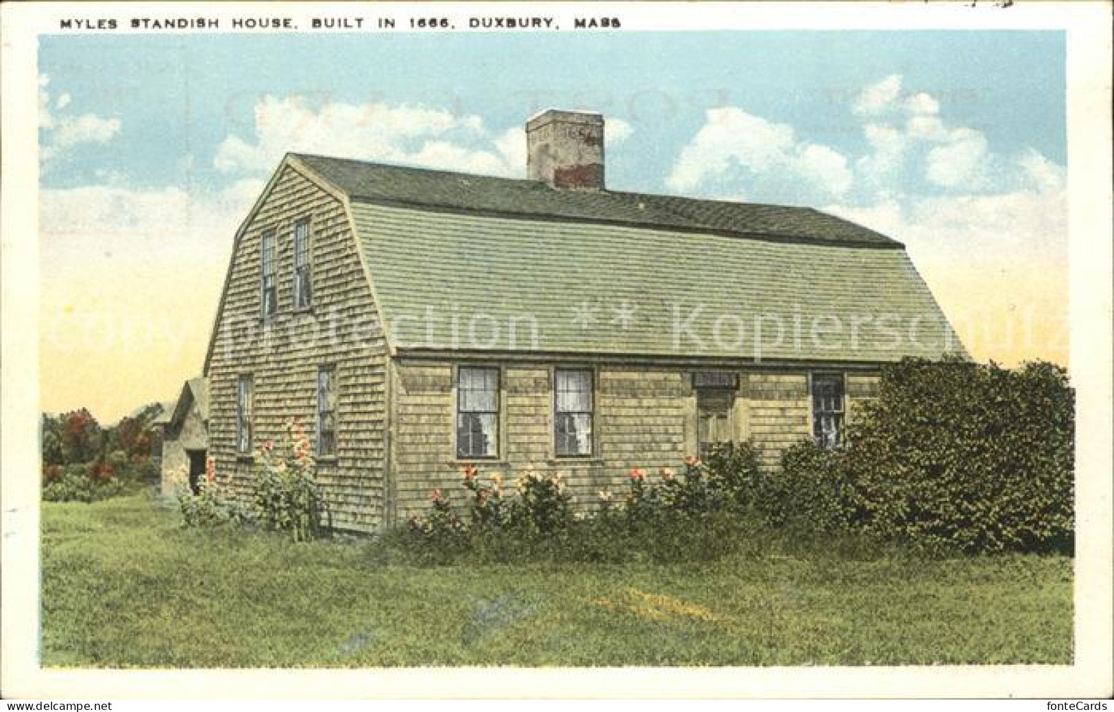 11688228 Duxbury Myles Standish House 17th Century - Other & Unclassified