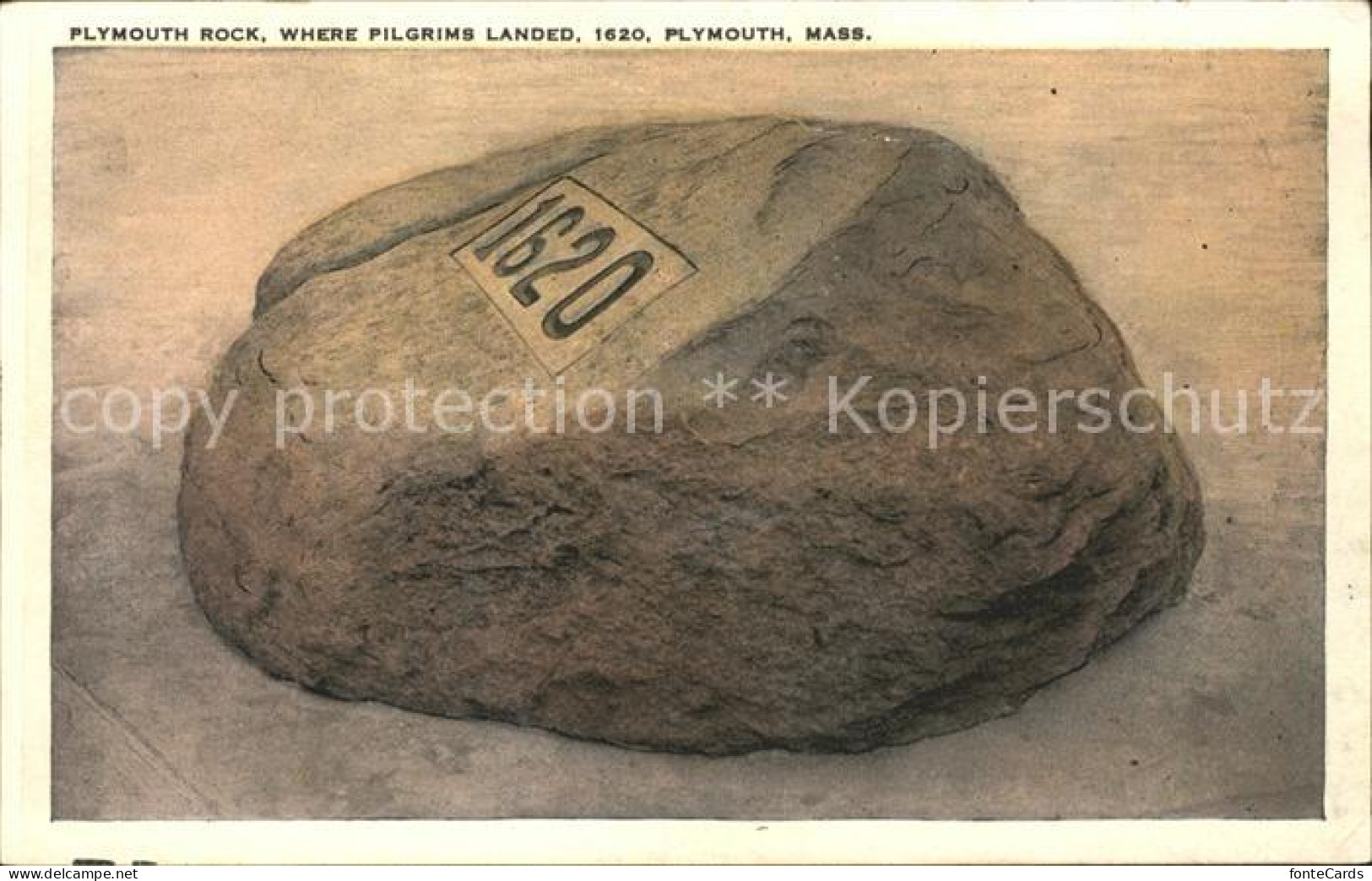 11688227 Plymouth_Massachusetts Plymouth Rock Where Pilgrims Landed 1620 - Altri & Non Classificati