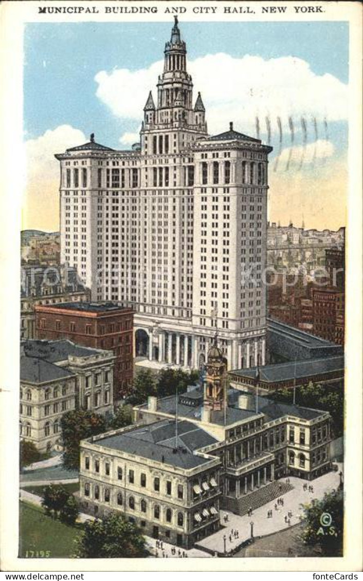 11688176 New_York_City Municipal Building And City Hall - Other & Unclassified