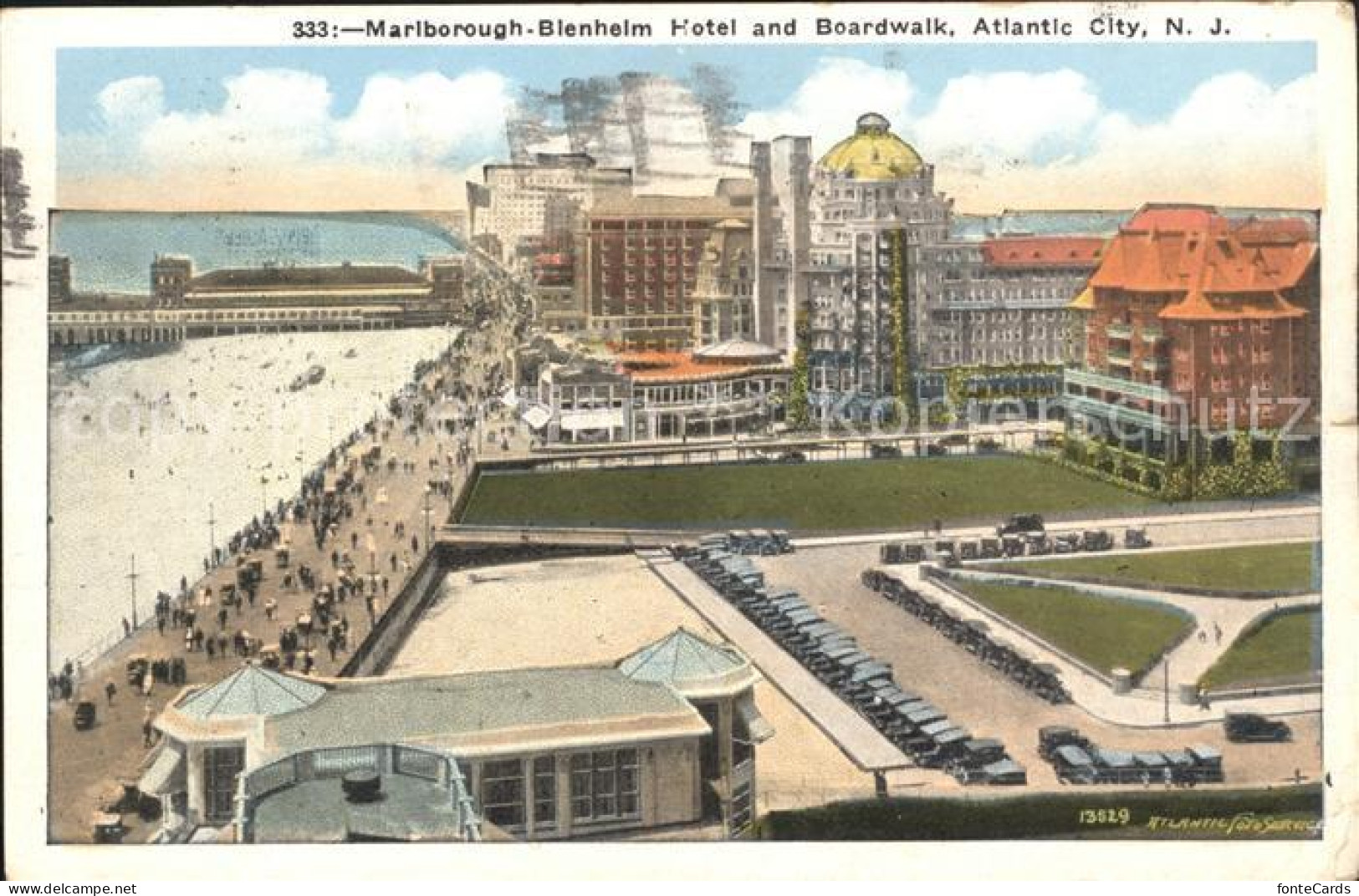 11688173 Atlantic_City_New_Jersey Marlborough Blenheim Hotel And Bordwalk - Sonstige & Ohne Zuordnung