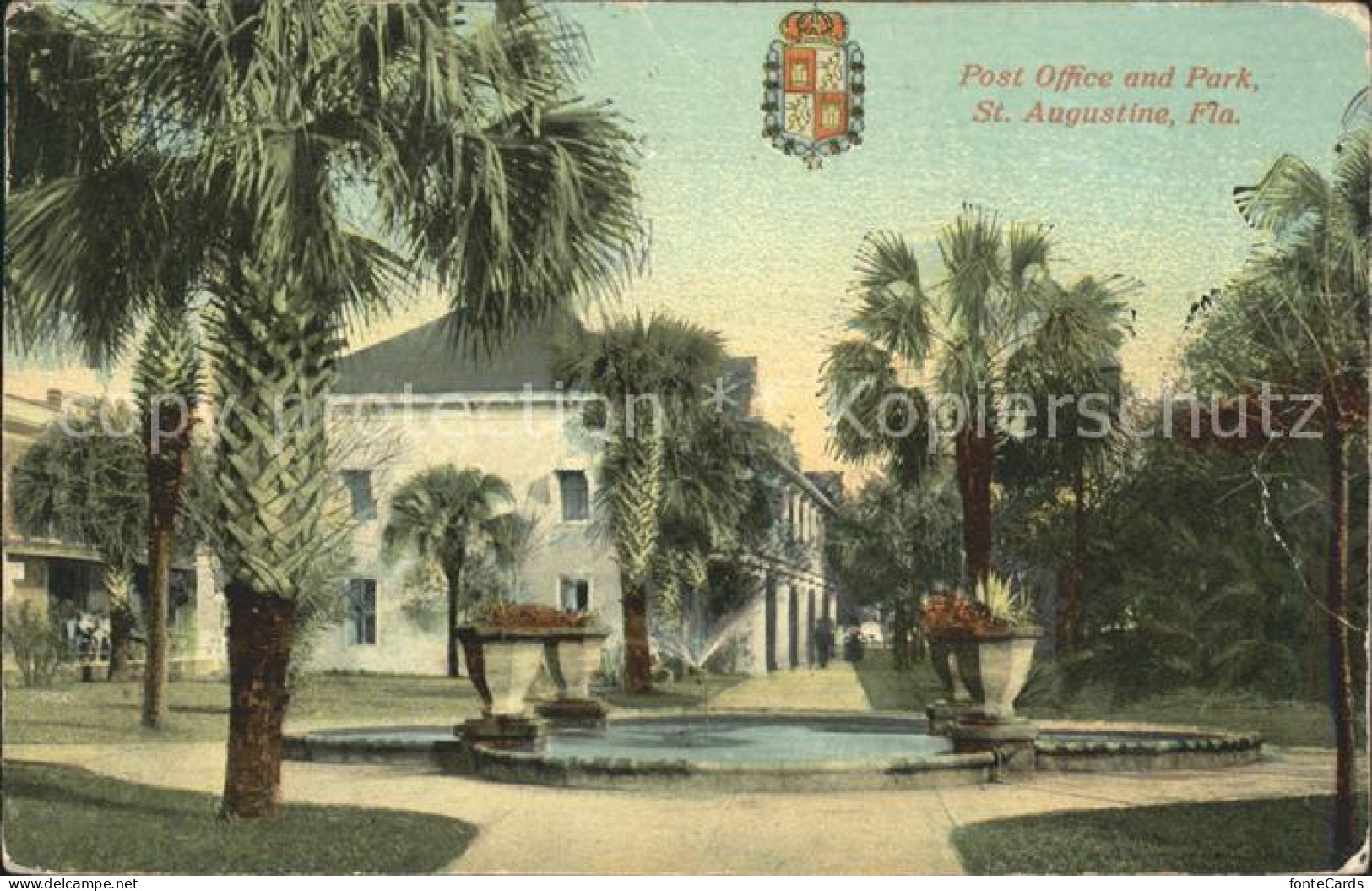 11688170 St_Augustine Post Office And Park - Andere & Zonder Classificatie