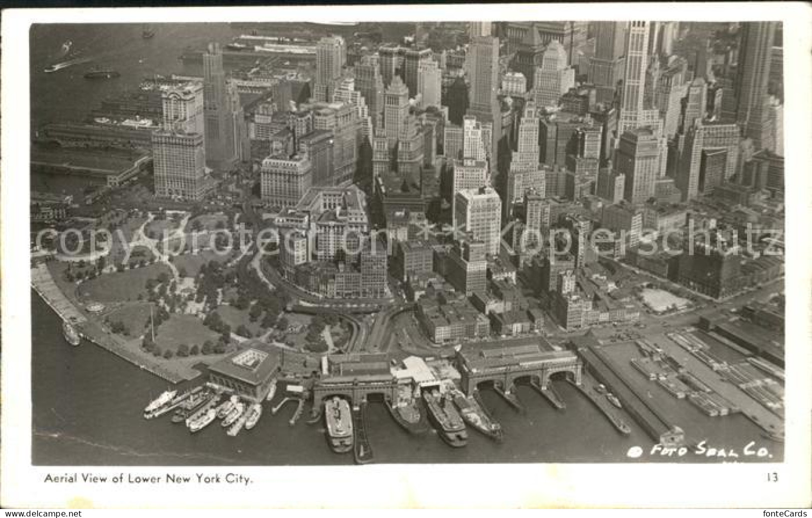 11688163 New_York_City Aerial View Of Lower New York City Manhattan Harbour - Altri & Non Classificati