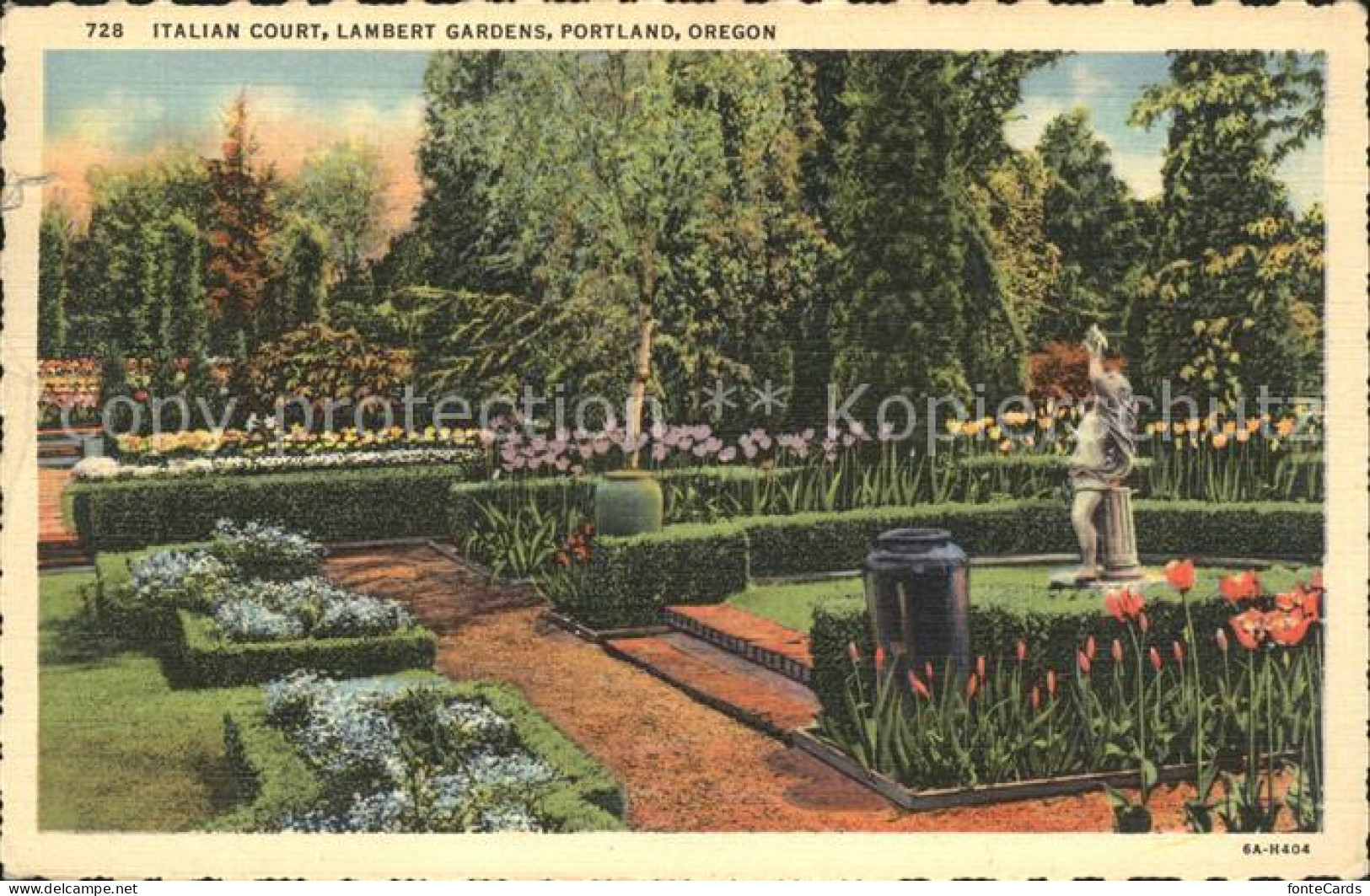 11688031 Portland_Oregon Lambert Gardens Italian Court - Andere & Zonder Classificatie