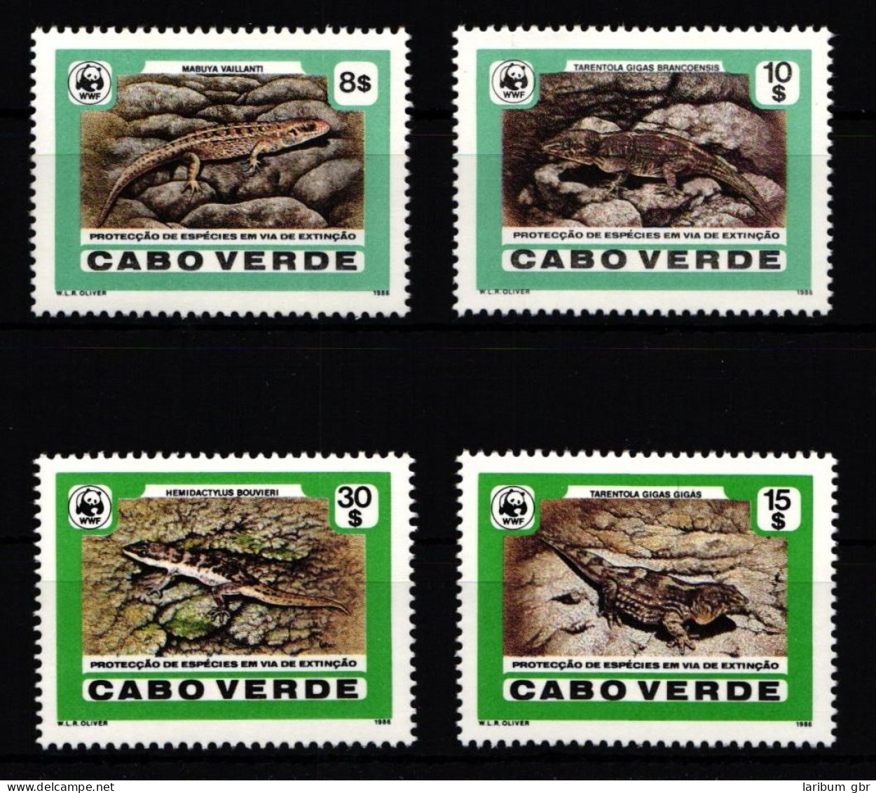 Kap Verde 500-503 Postfrisch Reptilien #IH441 - Altri & Non Classificati