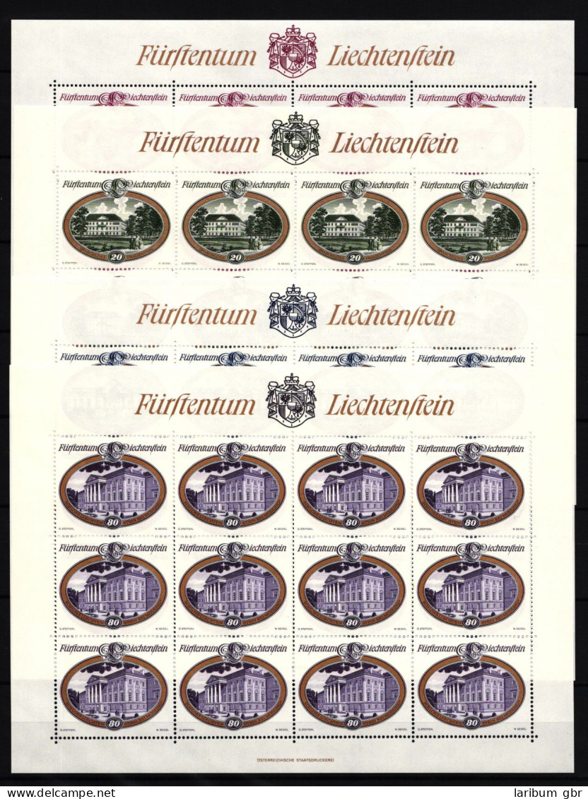 Liechtenstein 680-683 Postfrisch Kleinbogensatz / Schlösser #IH507 - Sonstige & Ohne Zuordnung